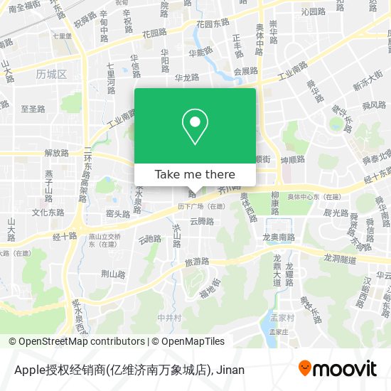 Apple授权经销商(亿维济南万象城店) map