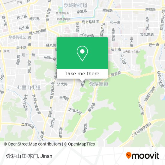 舜耕山庄-东门 map