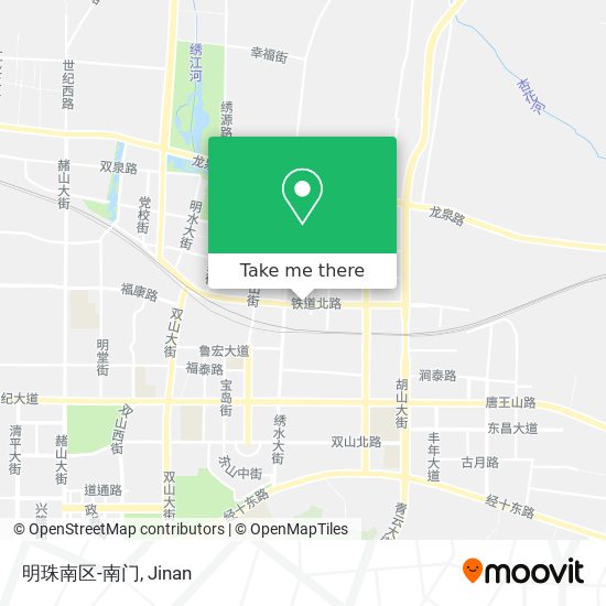 明珠南区-南门 map
