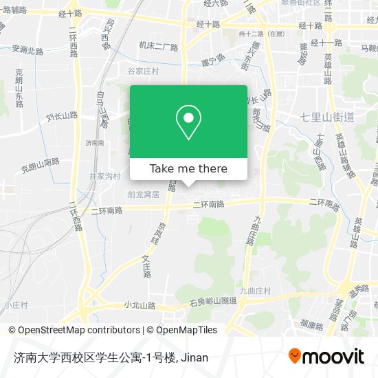 济南大学西校区学生公寓-1号楼 map