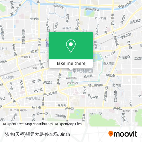 济南(天桥)铜元大厦-停车场 map
