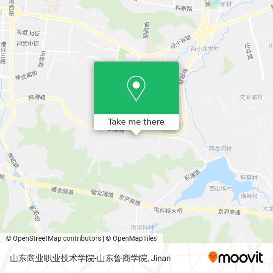 山东商业职业技术学院-山东鲁商学院 map