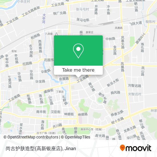 尚古护肤造型(高新银座店) map