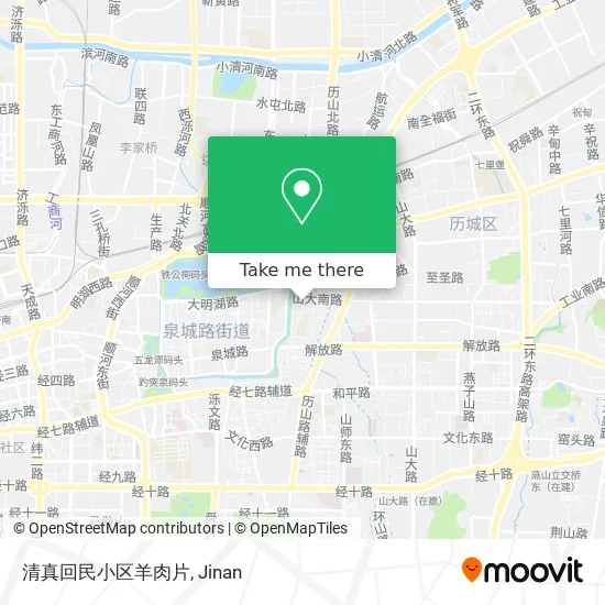 清真回民小区羊肉片 map