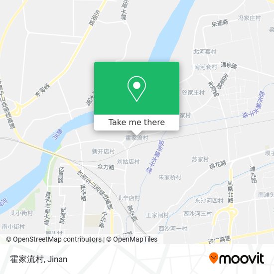 霍家流村 map