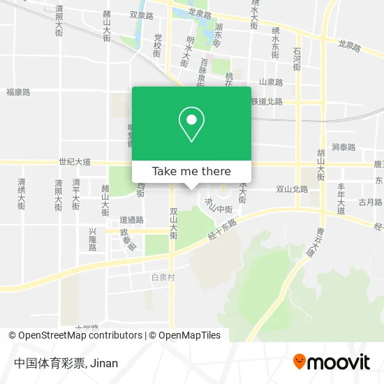 中国体育彩票 map