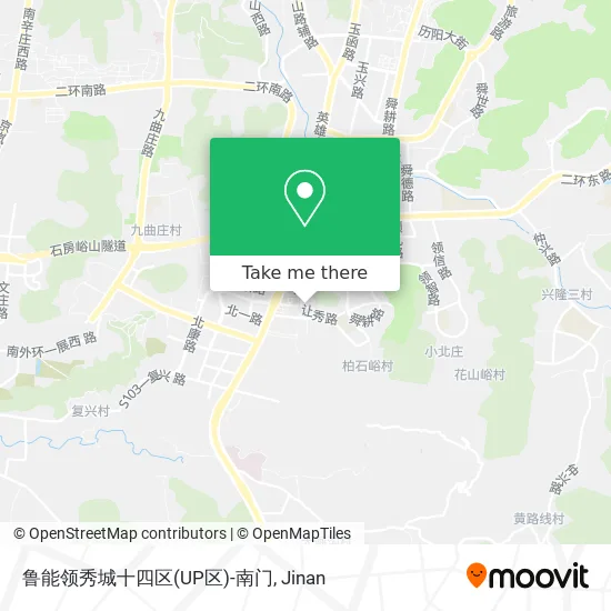 鲁能领秀城十四区(UP区)-南门 map