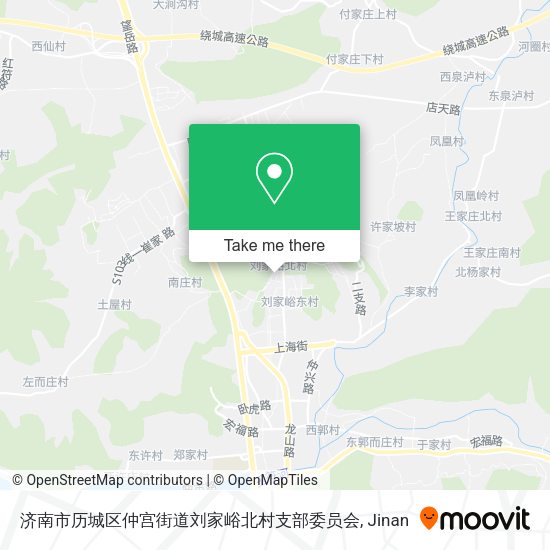 济南市历城区仲宫街道刘家峪北村支部委员会 map
