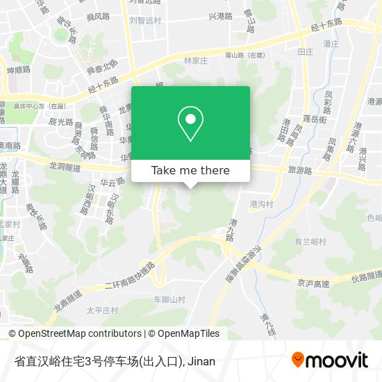省直汉峪住宅3号停车场(出入口) map