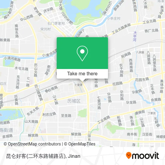 昆仑好客(二环东路辅路店) map