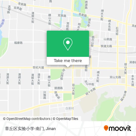 章丘区实验小学-南门 map