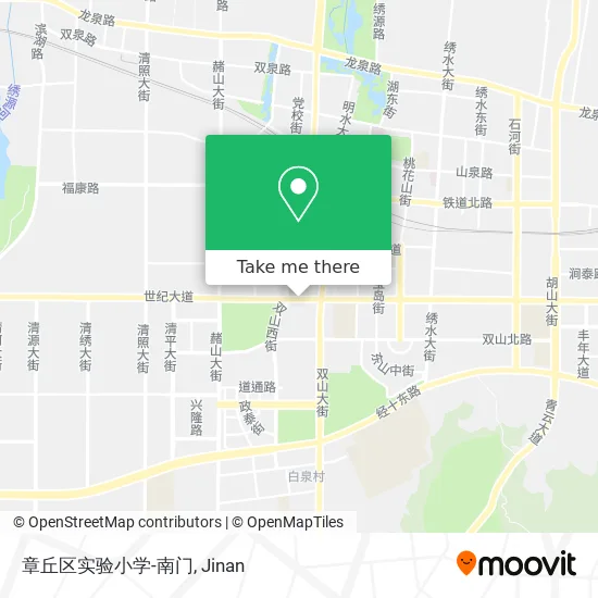 章丘区实验小学-南门 map