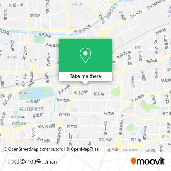 山大北路100号 map