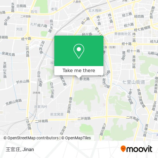 王官庄 map