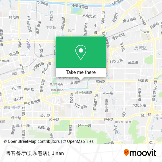 粤客餐厅(县东巷店) map