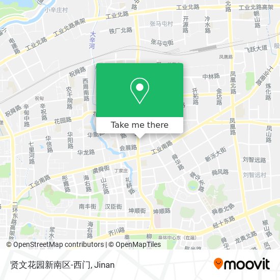 贤文花园新南区-西门 map
