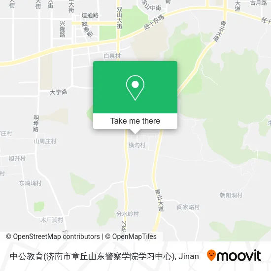 中公教育(济南市章丘山东警察学院学习中心) map