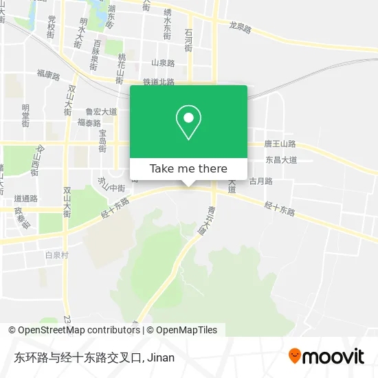 东环路与经十东路交叉口 map