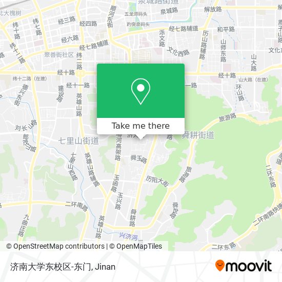 济南大学东校区-东门 map