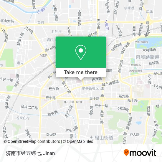 济南市经五纬七 map