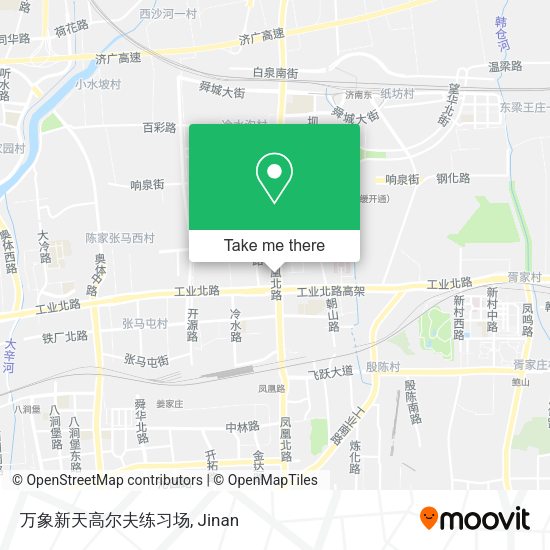 万象新天高尔夫练习场 map