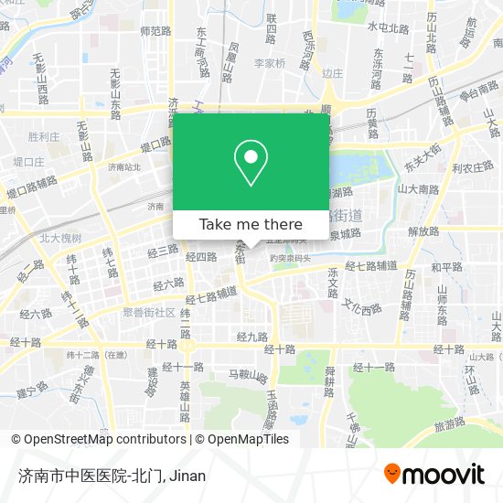 济南市中医医院-北门 map