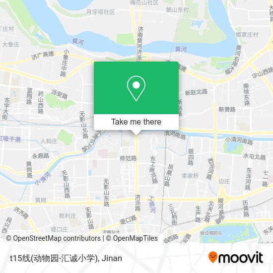 t15线(动物园-汇诚小学) map