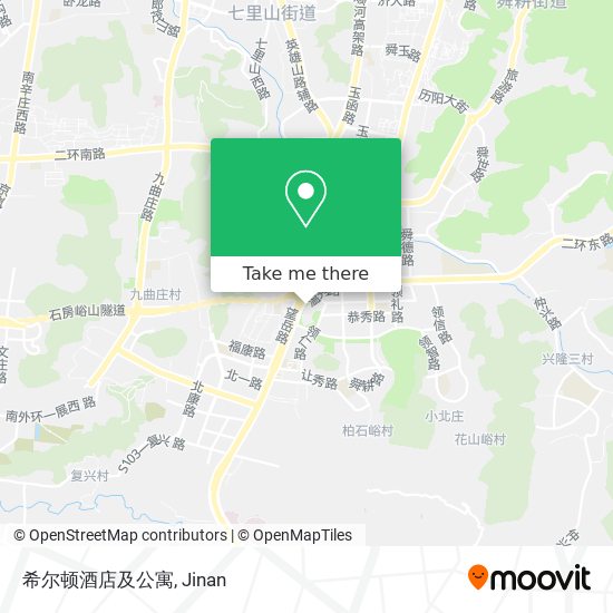 希尔顿酒店及公寓 map