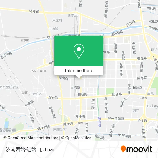 济南西站-进站口 map