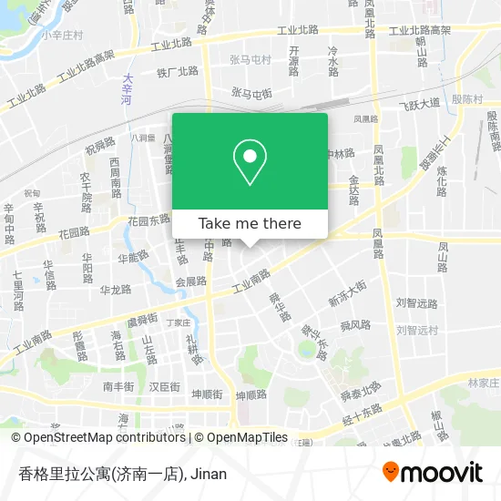 香格里拉公寓(济南一店) map