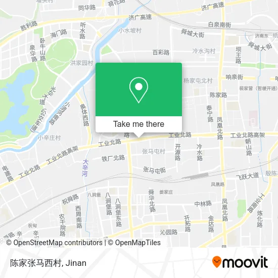 陈家张马西村 map