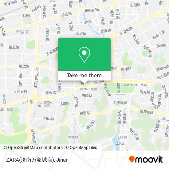 ZARA(济南万象城店) map