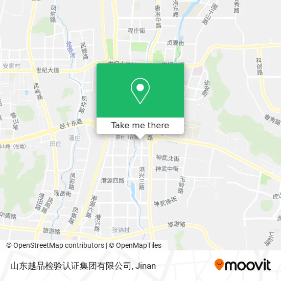 山东越品检验认证集团有限公司 map