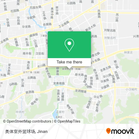 奥体室外篮球场 map