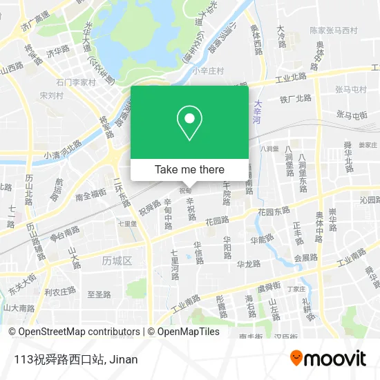 113祝舜路西口站 map
