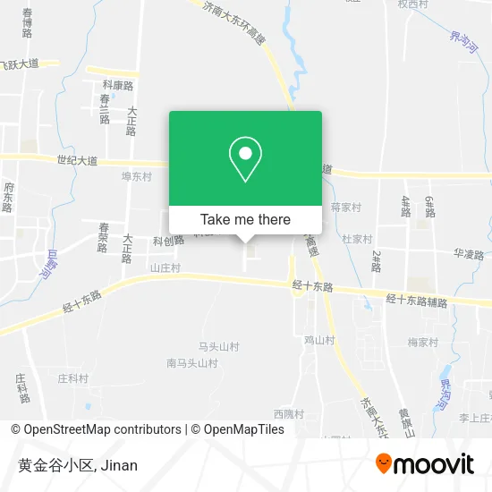 黄金谷小区 map