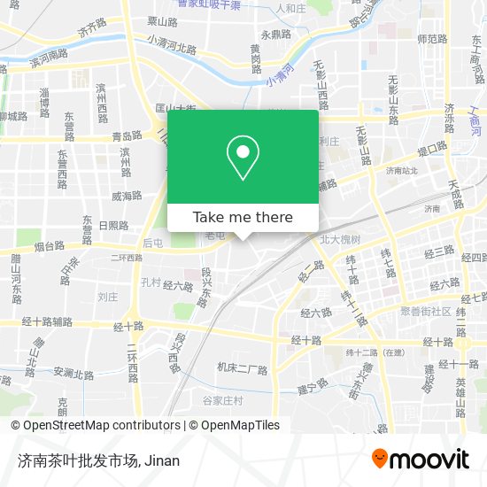 济南茶叶批发市场 map