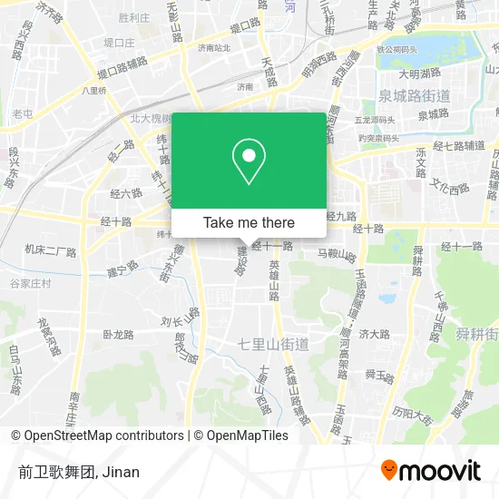 前卫歌舞团 map