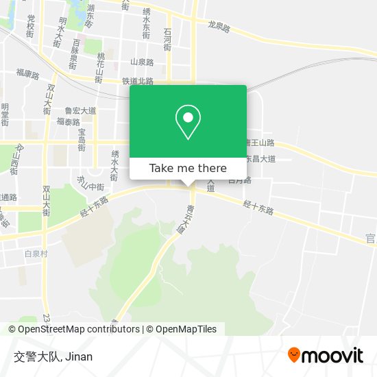 交警大队 map