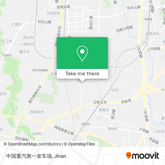 中国重汽第一发车场 map