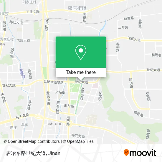 唐冶东路世纪大道 map
