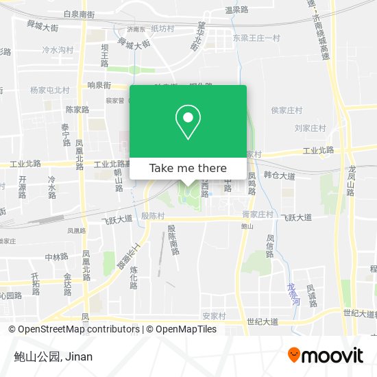 鲍山公园 map
