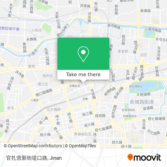 官扎营新街堤口路 map