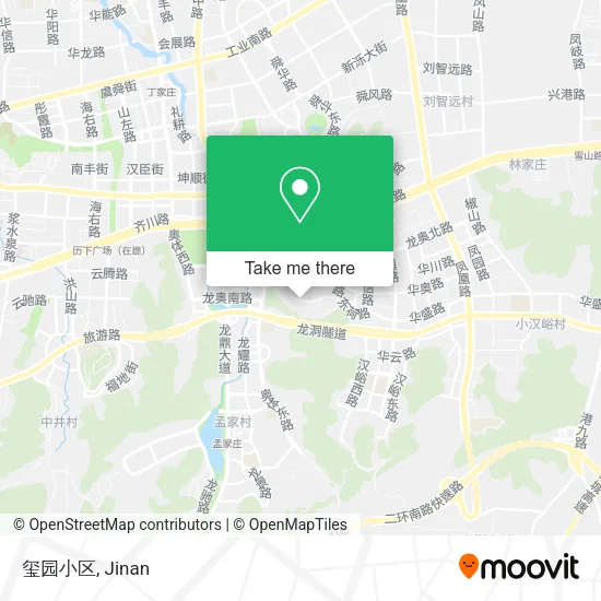 玺园小区 map