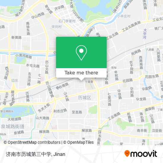 济南市历城第三中学 map