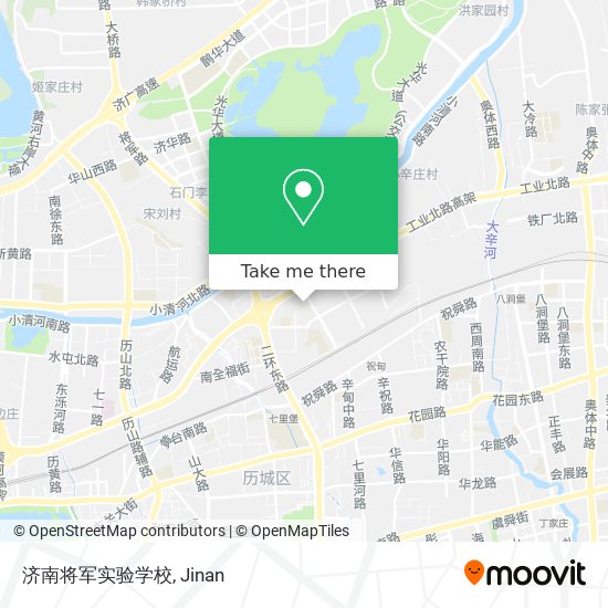 济南将军实验学校 map