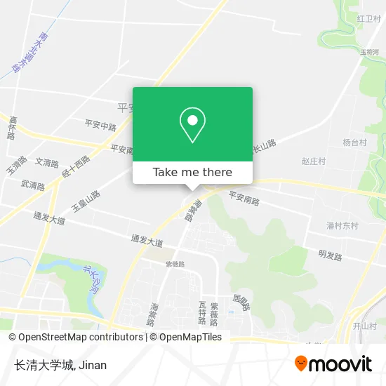 长清大学城 map