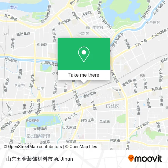 山东五金装饰材料市场 map