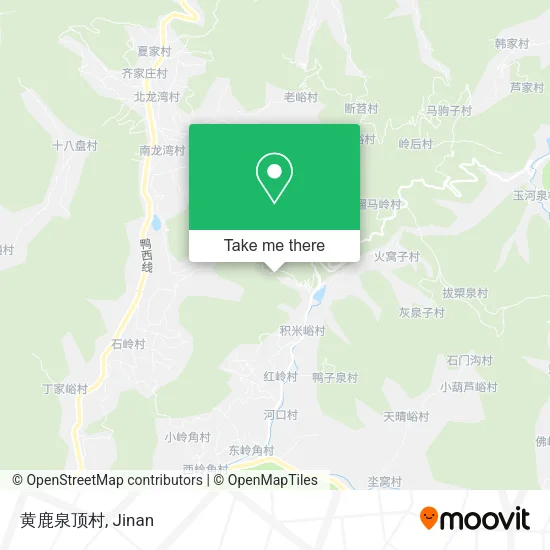黄鹿泉顶村 map