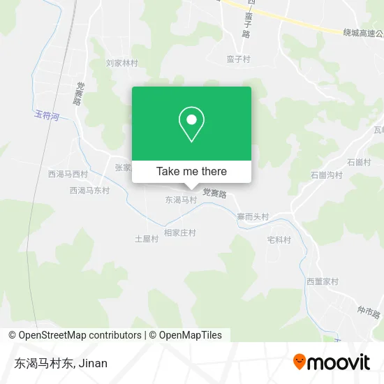 东渴马村东 map